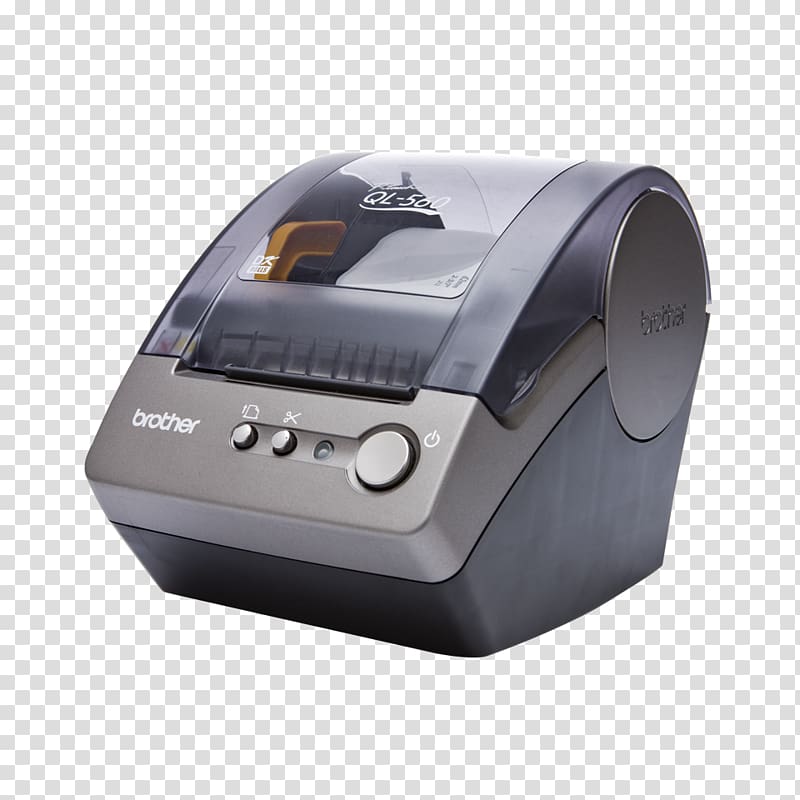 Paper Label printer Brother Industries, printer transparent background PNG clipart