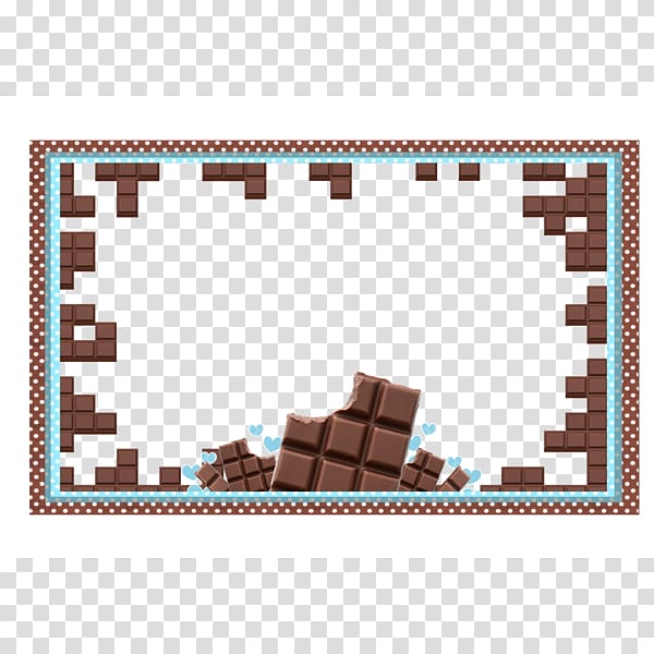 Text Sugar Theatrical scenery Chocolate Area M, polaroid cut out decoration transparent background PNG clipart