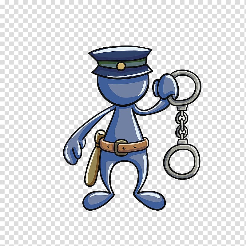 Police officer Handcuffs, Police with handcuffs in their hands transparent background PNG clipart