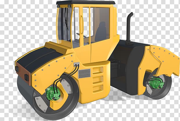 Road roller Caterpillar Inc. Hydraulics Hydraulic motor, roller transparent background PNG clipart
