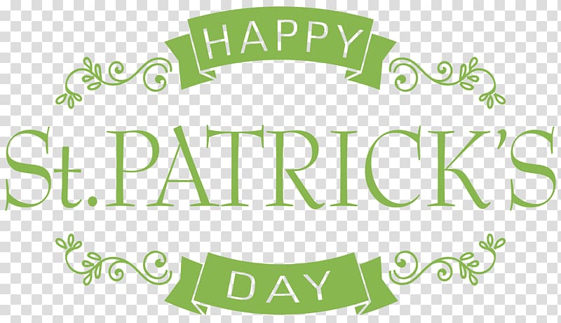 St. Patrick's logo, Saint Patrick\'s Day Digital scrapbooking , Happy Saint Patrick\'s Day transparent background PNG clipart