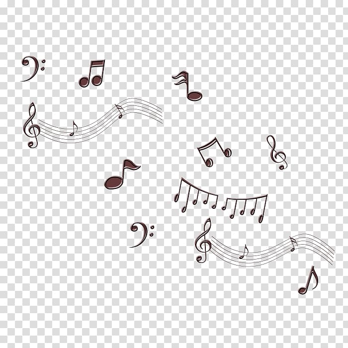 music symbol background decoration free hair material transparent background PNG clipart