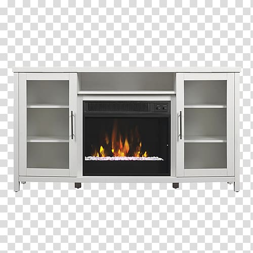 Electric fireplace Television Inglenook Fireplace mantel, tv stand transparent background PNG clipart