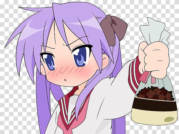 Desktop Lucky Star Anime Tsundere, Anime transparent background PNG ...