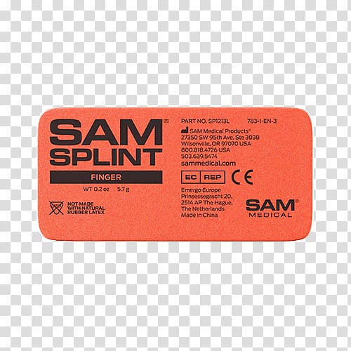 SAM Splint Medicine Brand, splint transparent background PNG clipart