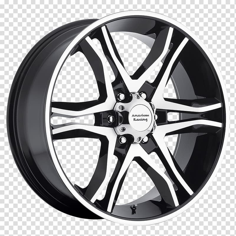 American Racing Car Wheel sizing Rim, over wheels transparent background PNG clipart