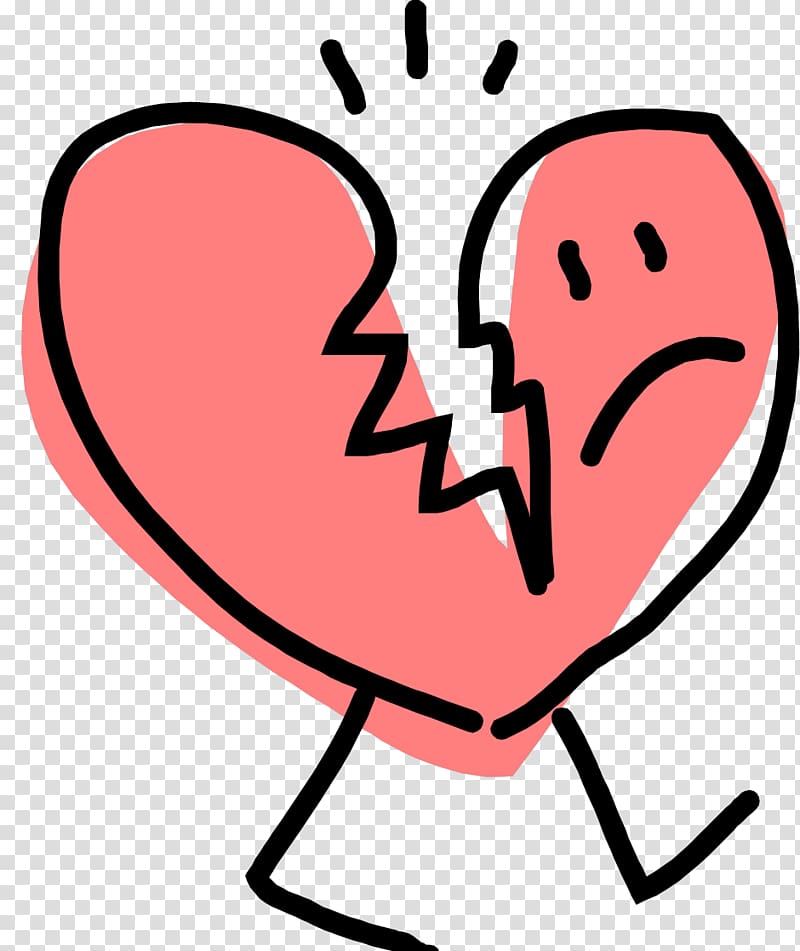 Broken heart , Shattered Heart transparent background PNG clipart