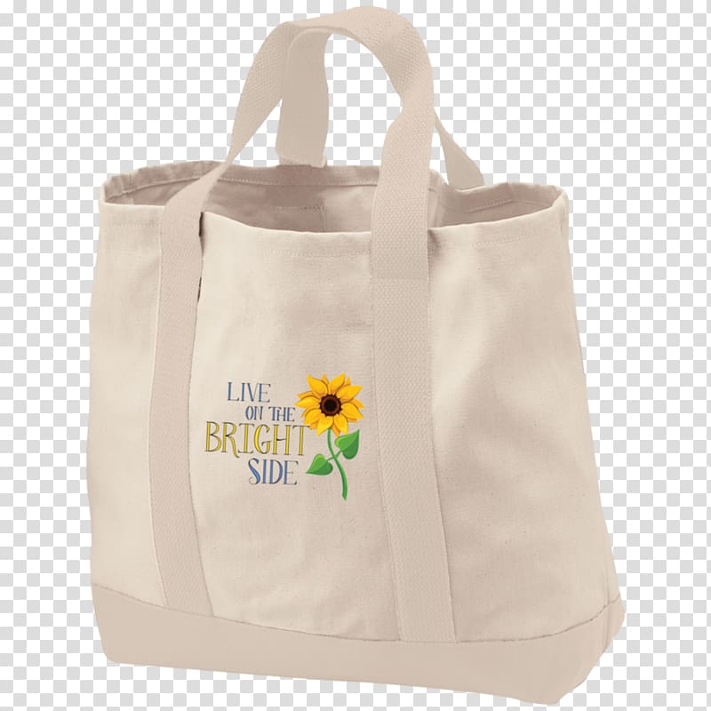 Tote bag T-shirt Zipper Shopping, Bright side transparent background PNG clipart