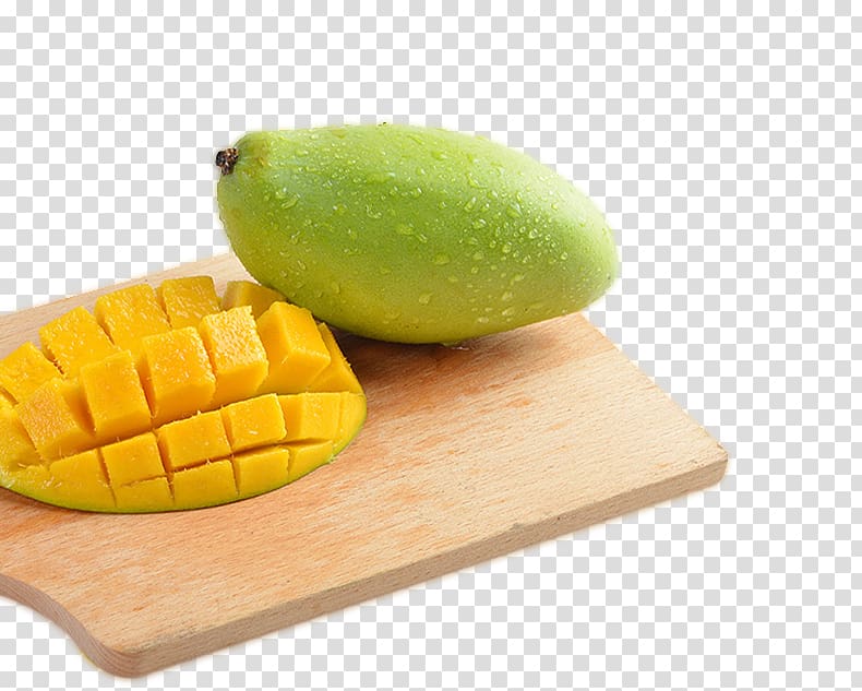 Mango Milkshake Juice Knife Sago soup, Little Mango fresh fruit peel transparent background PNG clipart