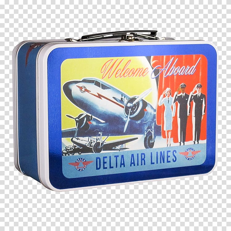 Delta Air Lines Air travel Airline Advertising Hand luggage, airplane transparent background PNG clipart