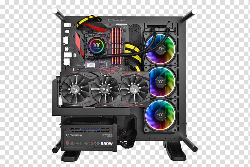 Computer Cases & Housings Computer System Cooling Parts Thermaltake Water cooling RGB color model, others transparent background PNG clipart