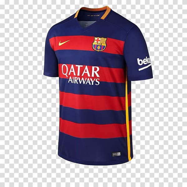 2015–16 FC Barcelona season T-shirt Jersey Sleeve, fc barcelona transparent background PNG clipart