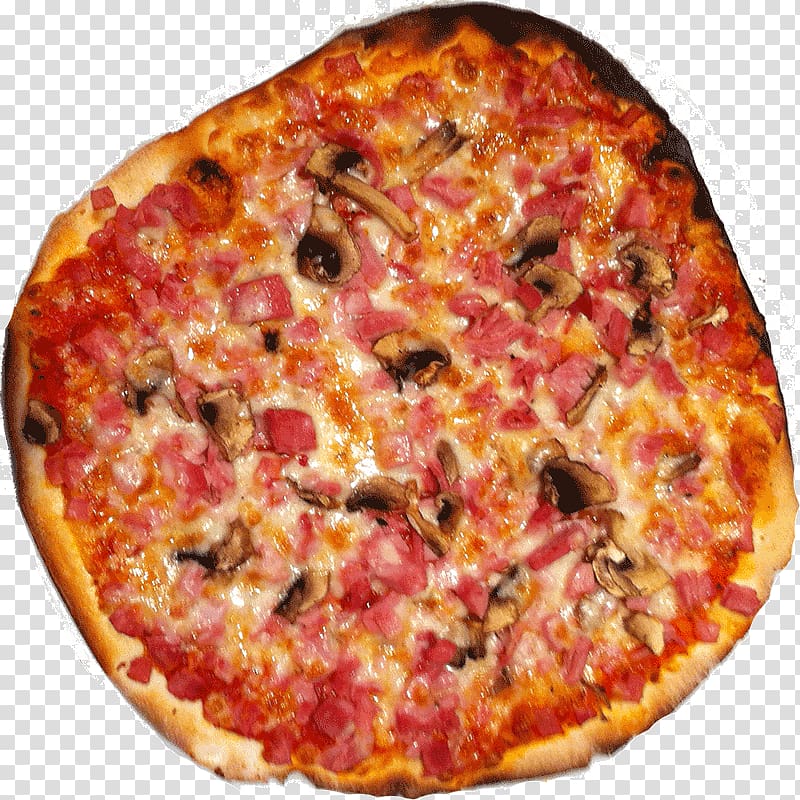 California-style pizza Sicilian pizza Vegetarian cuisine Tarte flambée, pizza transparent background PNG clipart