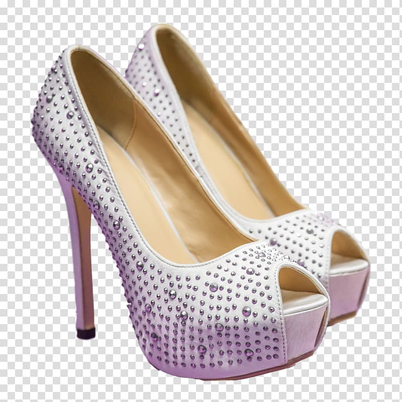 Slipper Shoe High-heeled footwear Wedding dress, women shoes transparent background PNG clipart