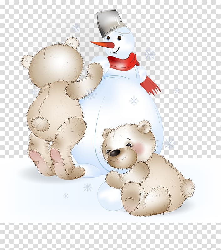 Snowman Illustration, Cute snowman transparent background PNG clipart