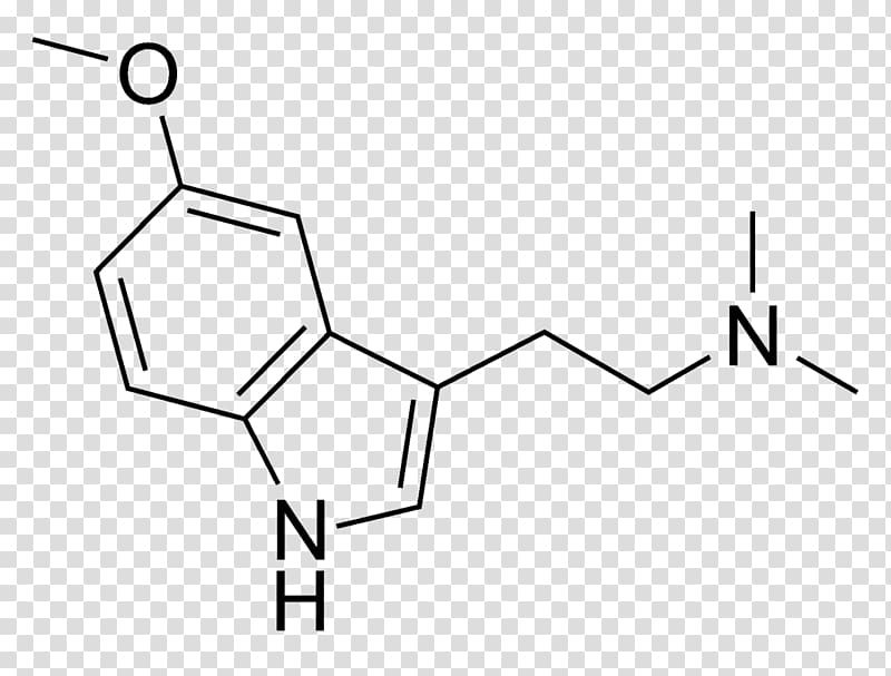 N,N-Dimethyltryptamine Molecule 5-MeO-DMT Chemical structure Psychedelic drug, venom transparent background PNG clipart