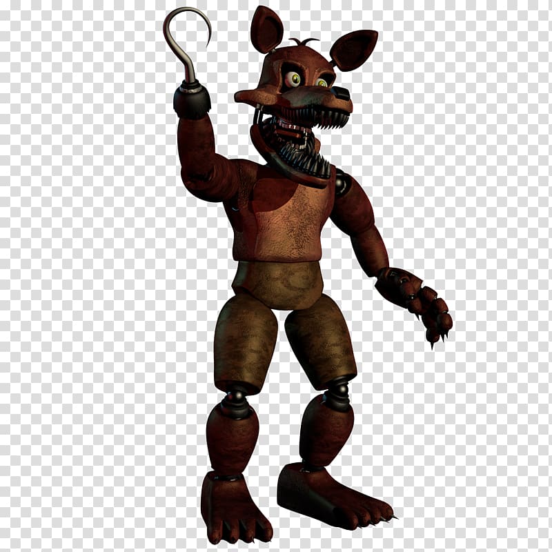 Download Nightmare Foxy - Fredbear Nightmare PNG image for free