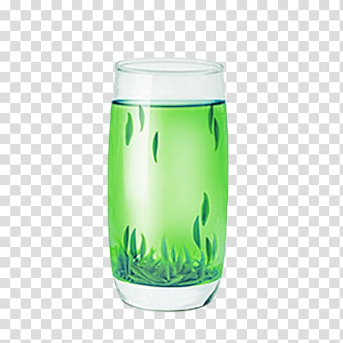 Green tea Oolong Longjing tea Bubble tea, Tea material transparent background PNG clipart