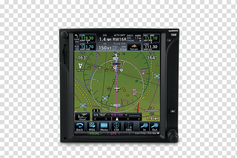 Aircraft Visual approach Garmin G1000 Garmin Ltd. Automatic dependent surveillance – broadcast, aircraft transparent background PNG clipart