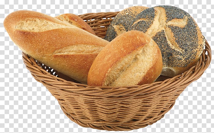 Buffet Basket Restaurant Cutlery Bread, fresh bread transparent background PNG clipart