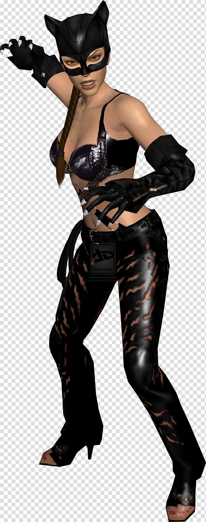 Catwoman Supervillain Film Art Latex clothing, catwoman transparent background PNG clipart