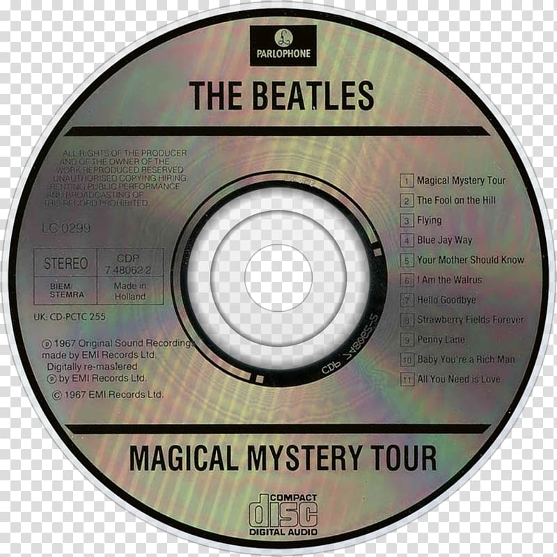 Compact disc Magical Mystery Tour The Beatles Music Fan art, Magical Mystery Tour transparent background PNG clipart