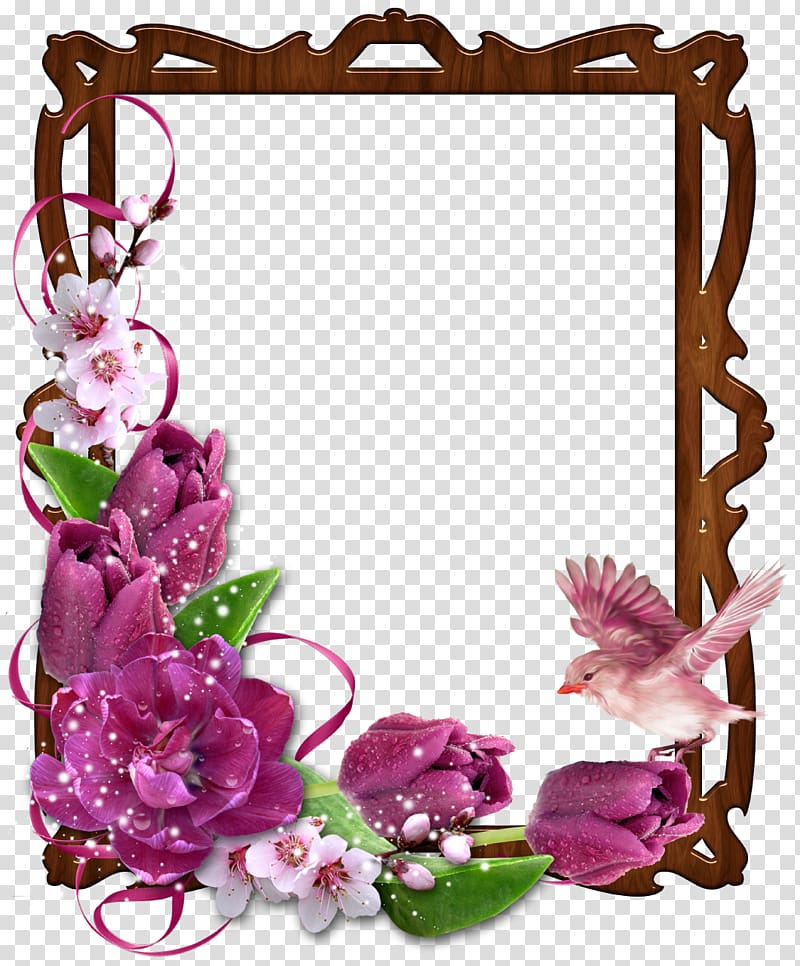 Love Time Sentence Morning, flower border transparent background PNG clipart