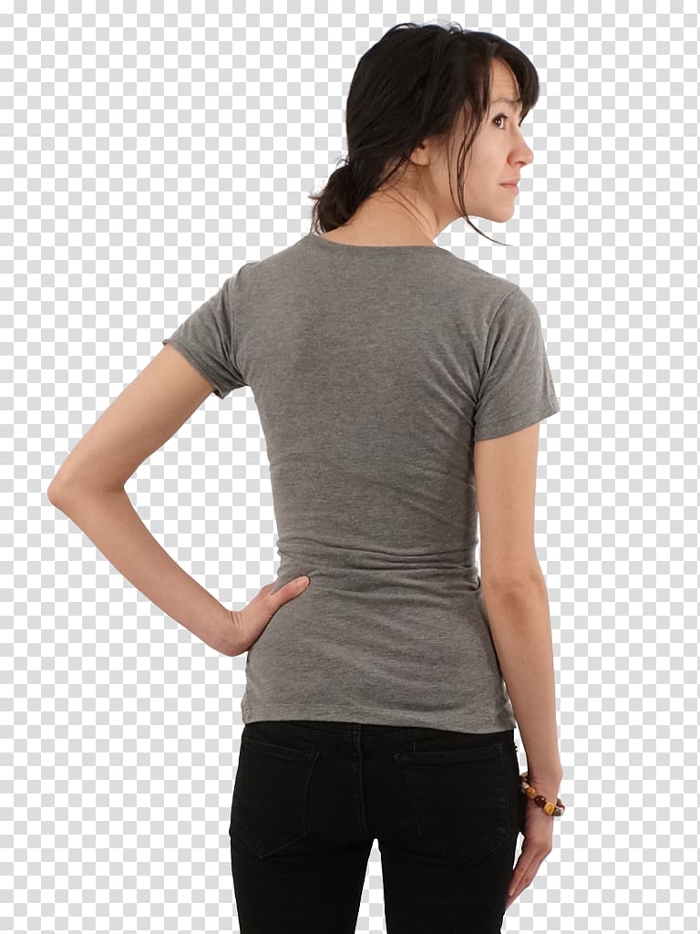 T-shirt Sleeve Snake Dress Jacket, girls back transparent background PNG clipart