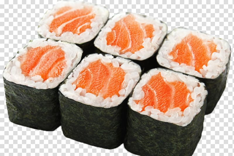 Makizushi Sushi California roll Sake Pizza, sushi transparent background PNG clipart