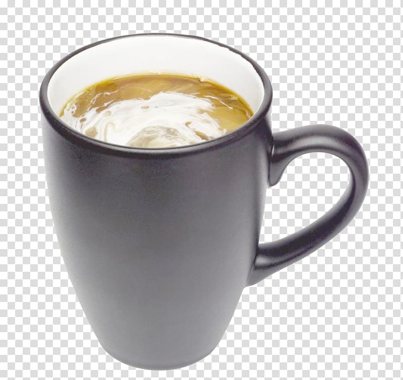 Coffee Caffxe8 Americano Espresso Tea Latte, Coffee cup material transparent background PNG clipart