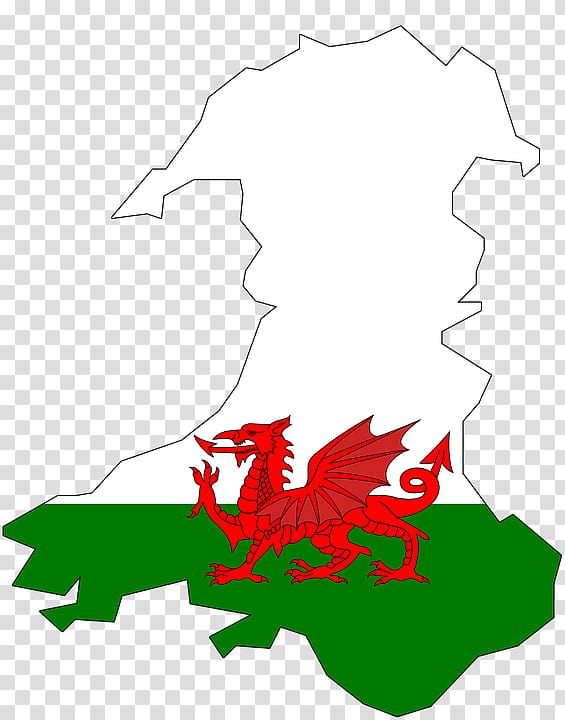Flag of Wales Welsh Dragon National symbols of Wales, Flag transparent background PNG clipart