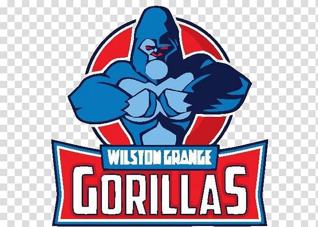 Gorilla Logo Graphic design Wilston Grange Football Club, Strong gorilla transparent background PNG clipart