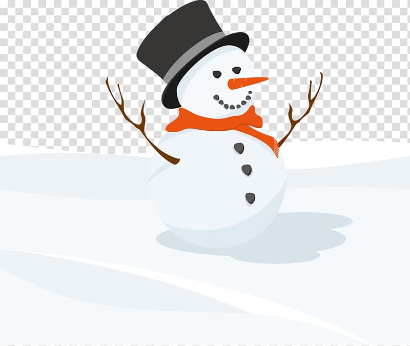Snowman Euclidean Illustration, Snowman transparent background PNG clipart