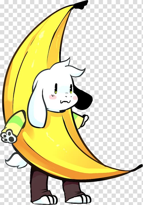 Undertale Banana Art Drawing Game, banana transparent background PNG clipart