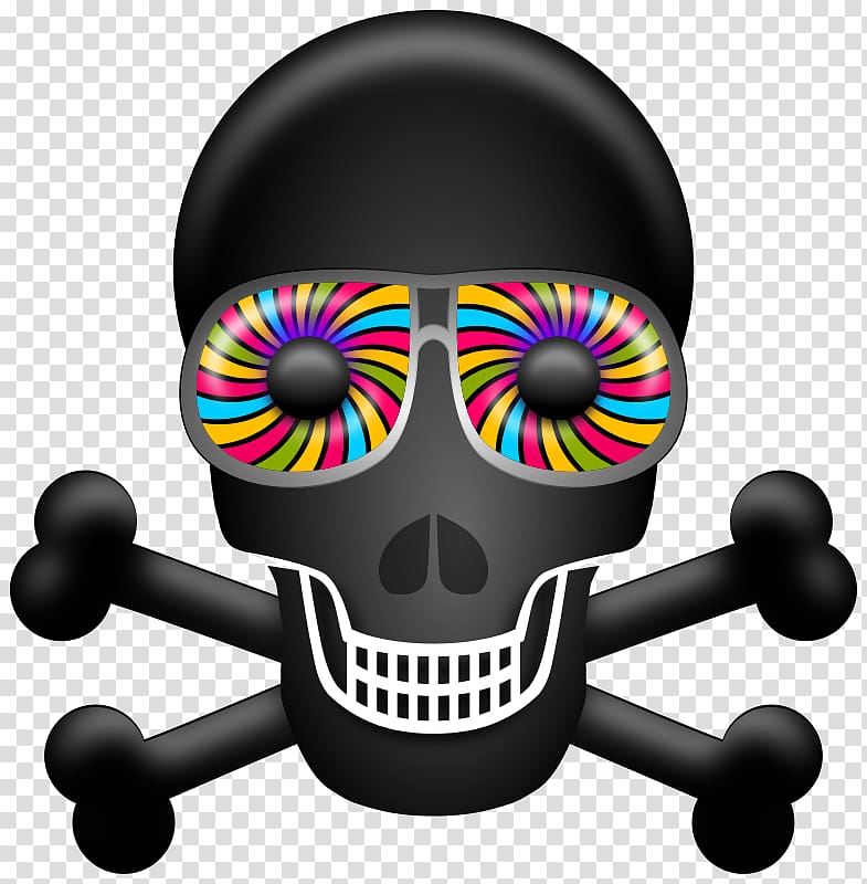 T-shirt Skull Psychedelia , skulls transparent background PNG clipart