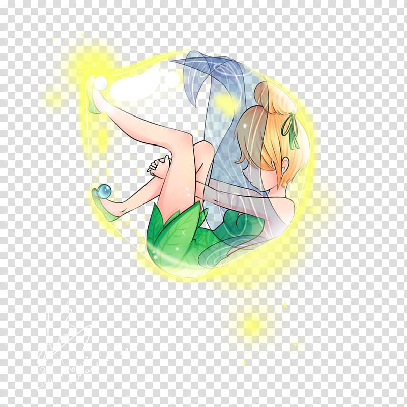 Tinker Bell Disney Fairies Peter Pan Art, city in the bubble transparent background PNG clipart