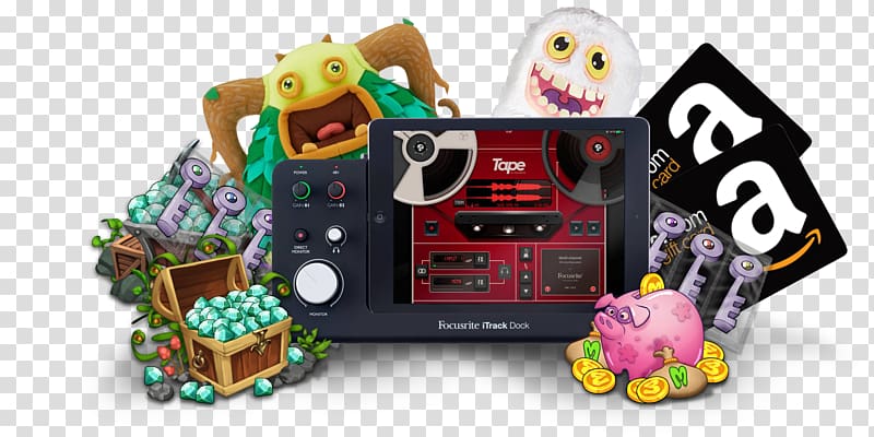 My Singing Monsters Monster Energy Focusrite iTrack Dock Game, singing contest transparent background PNG clipart