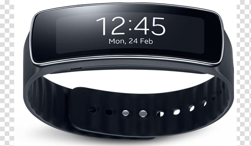 Samsung Gear Fit Samsung Galaxy Gear Smartwatch Activity tracker, watch transparent background PNG clipart