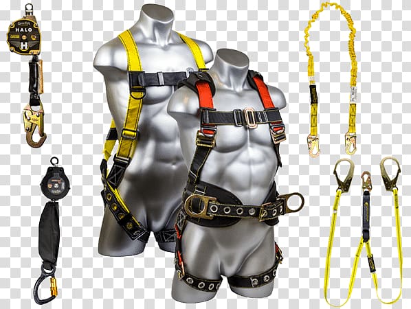 Safety harness Fall protection Strap D-ring Belt, Fall safety transparent background PNG clipart