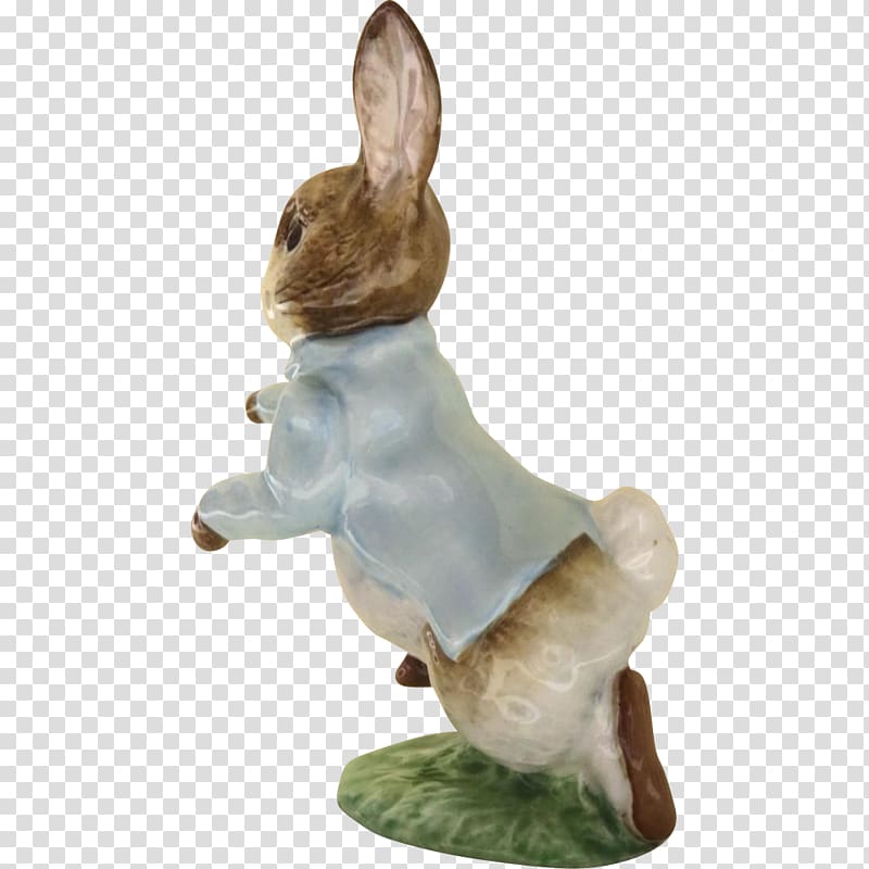 Hare Domestic rabbit Animal figurine, peter rabbit beatrix potter transparent background PNG clipart