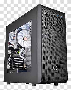 Power supply unit Computer Cases & Housings Thermaltake ATX, slot transparent background PNG clipart thumbnail