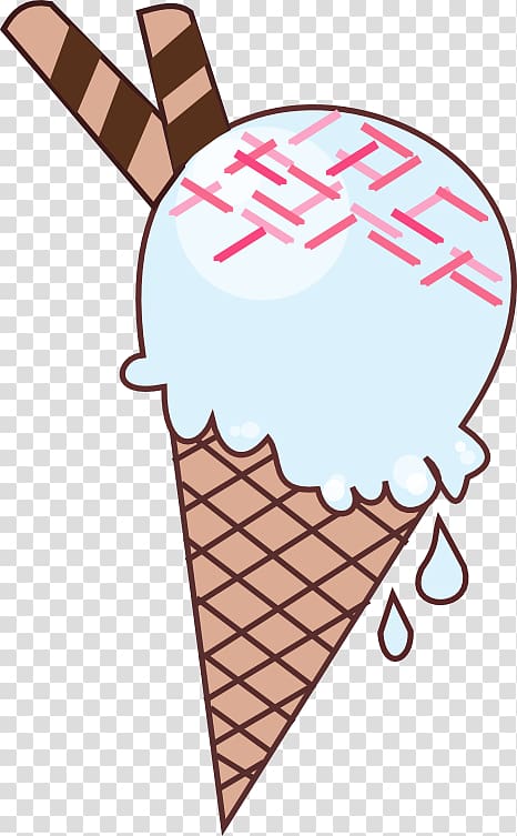 Neapolitan ice cream Ice cream cone Ice pop, Light blue ice cream transparent background PNG clipart