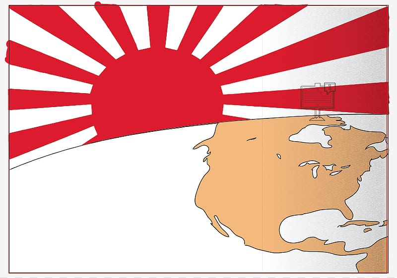 Empire of Japan Rising Sun Flag Second World War Flag of Japan, Civil War Graphics transparent background PNG clipart