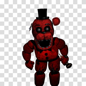 FNAF Five Nights at Freddys 2 Png Logo Red and Black (Instant Download) 