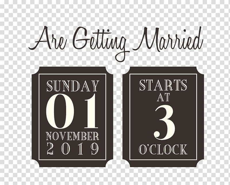 Wedding invitation Adobe Illustrator Font, date transparent background PNG clipart