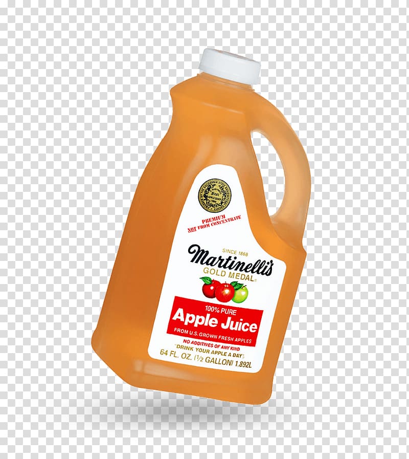 Apple juice Orange drink Martinelli\'s Concentrate, apple juice transparent background PNG clipart
