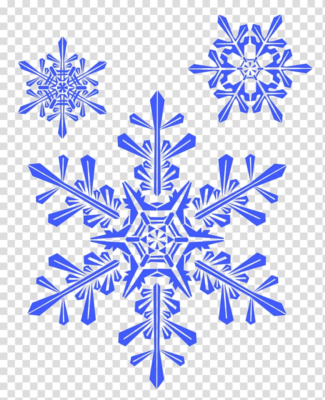 Snowflake Winter Shape, Blue Snowflake transparent background PNG clipart