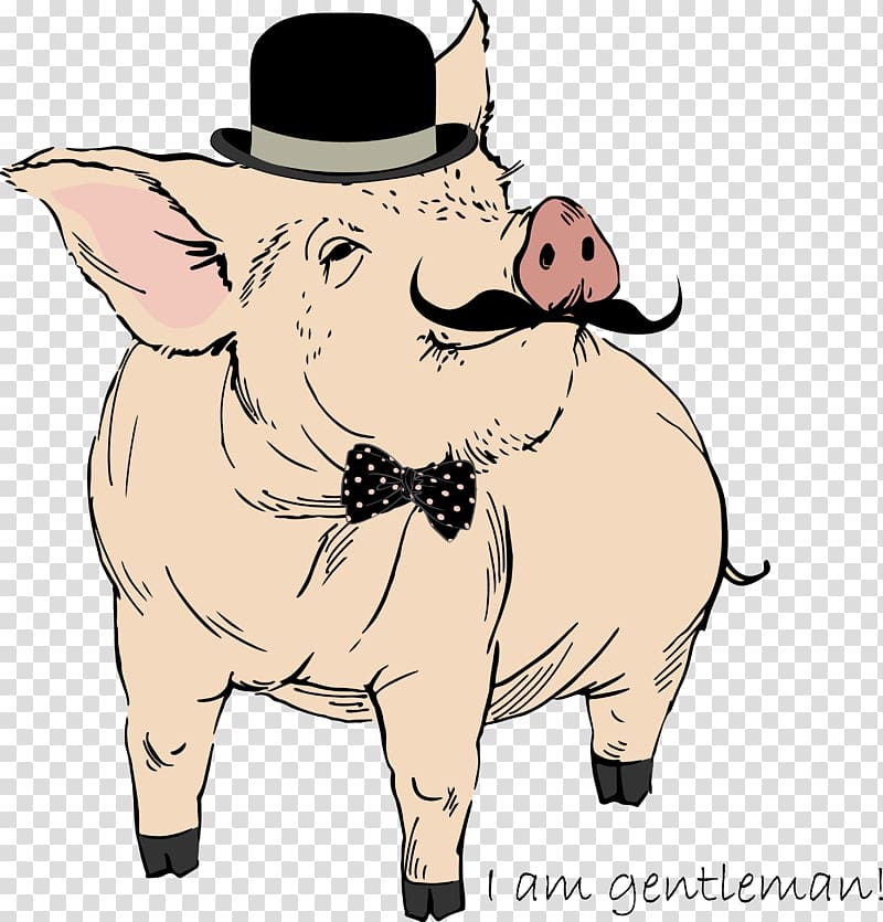 Domestic pig Drawing Printmaking, Pig transparent background PNG clipart
