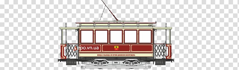 Tram transparent background PNG clipart