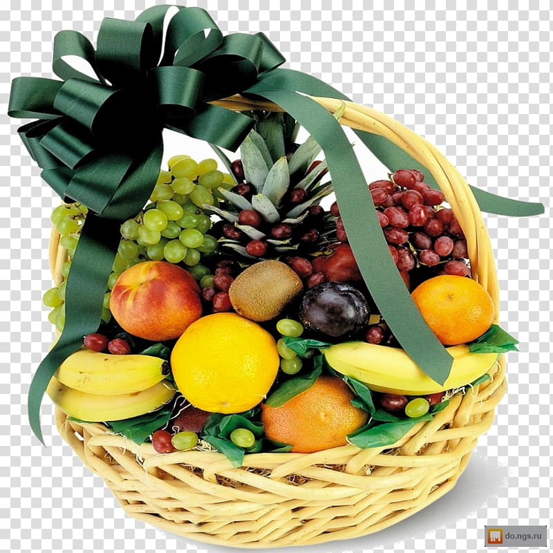 Food Gift Baskets Fruit Hamper, fruit basket transparent background PNG clipart